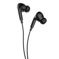 Hands Free Hoco M1 Pro Original Series Earphones Stereo 3.5mm Black with Micrphone and Operation Control Button