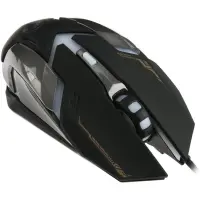 Wired Mouse iMICE V6 Gaming 6D with 7 Buttons, 3200 DPI, Multimedia and LED Lightning. Black-Grey