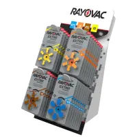 Stand Table Rayovac for Aid Batteries Batteries with 4 Hooks