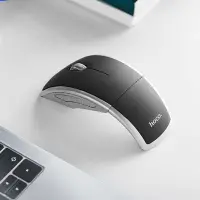 Wireless Mouse Hoco DI03 1200 DPI 2.4G 3 Buttons Foldable. Black-Silver