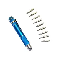 Screwdriver Jackly JK 8809-B 10 to 1 with Nickel Plating bits