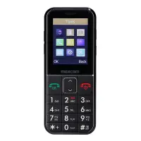 Maxcom MM735 2.4" 2G IP67 with Wireless SOS Wristband, GPS, Bluetooth, Camera 2.0MP, FM Radio, Torch and Emergency Button Black