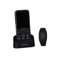 Maxcom MM735 2.4" 2G IP67 with Wireless SOS Wristband, GPS, Bluetooth, Camera 2.0MP, FM Radio, Torch and Emergency Button Black