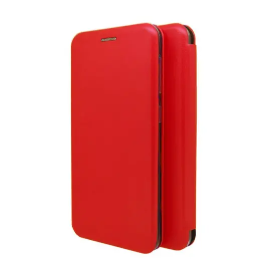 Book Case Ancus Magnetic Curve  for Samsung M30s M307F M31 M315F Red