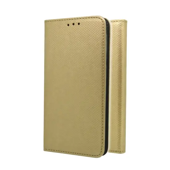 Book Case Ancus Magnetic Glam for Samsung SM-G998B Galaxy S21 Ultra 5G TPU Gold