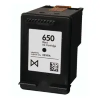 Μελάνι HP  Συμβατό 650XL CZ101AA Pages:790 Black Deskjet Ink Andvantage-1015, 1515, 1516, 2515, 2516, 2545, 2546, 2645