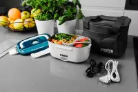 Lunch Box N'OVEEN LB430 40W INOX Interior Quick Heater 40W Dark Blue