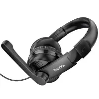 Stereo Gaming Headphone W103 Magic Tour with 3.5mm Connector and Microphone with Activation Switch Black