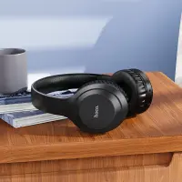 Wireless Stereo Headphone Hoco W30 Fun Μove Black with Microphone, Micro SD, AUX port and Control Buttons