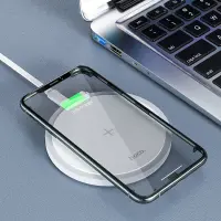 Wireless Charger Pad Hoco CW26 Powerful 5V/1A Fast Charging up to 15W White