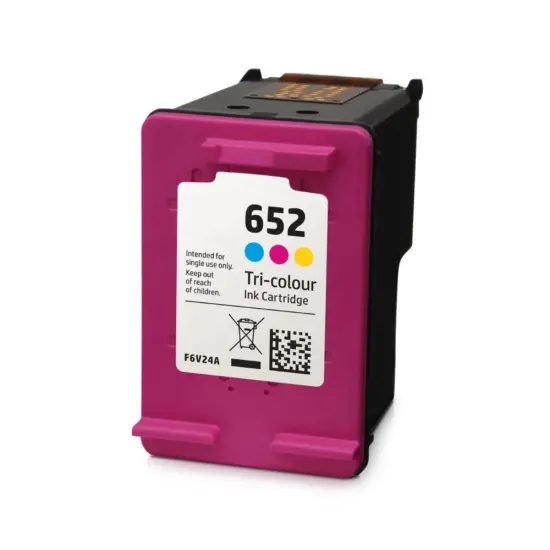 Μελάνι HP  Συμβατό 652XL F6V24AE Pages:450 Color Deskjet Ink Andvantage-1115, 2135, 3635, 3835, 4535, 4675, 1111, 1112, 2131, 2132, 2133, 2134, 3631, 3632, 3633, 3634, 3636, 3637, 3638, 3775, 3785, 3787, 3788, 3800, 3836, 3875, 5075, 5275