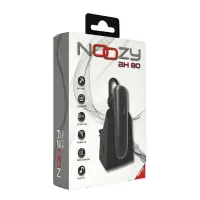 Bluetooth Hands Free Noozy BH80 V.5.0 with Charging Dock On Table and Air Vent of Auto On-Off Multi Pairing Gray