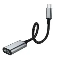 Adapter Hoco HB21 USB-C σε HDMI Female 4K 30Hz 3840 x 2160P Black-Silver 15cm