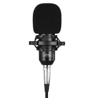 Proffesional Microphone Media-Tech MT396 Black Set for Studio Recording and Streaming