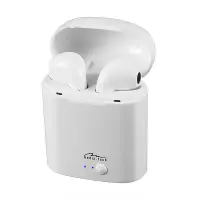 Wireless Hands Free Media-Tech MT3589W R-Phones TWS V.4.2 White with Control Button in each earphone