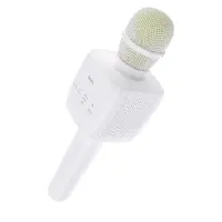 Wireless Microphone and Speaker Hoco BK5 Cantando V.5.0 Silver 5W with Karaoke Function and Micro SD Card