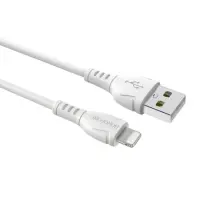 Data Cable Borofone BX51 Triumph USB to Lightning 2.4A 1m White