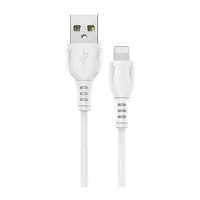 Data Cable Borofone BX51 Triumph USB to Lightning 2.4A 1m White