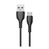 Data Cable Borofone BX51 Triumph USB to USB-C 2.4A 1m Black