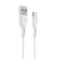 Data Cable Borofone BX51 Triumph USB to USB-C 2.4A 1m White