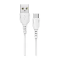 Data Cable Borofone BX51 Triumph USB to USB-C 2.4A 1m White