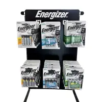 Τable Stand Energizer Iron Black(48,5x27,2x10,9 cm) with 6 Hooks