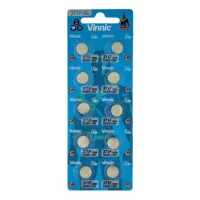 Buttoncell Vinnic 371F SR69 Pcs. 10 with Perferated Packaging