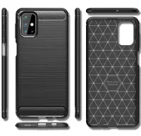 Case TPU Ancus Carbon Series  for Samsung SM-M515F Galaxy M51 Black