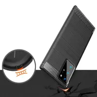 Case TPU Ancus Carbon Series for Samsung Note 20 N980F N981B Black