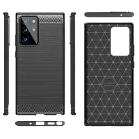 Case TPU Ancus Carbon Series for Samsung Note 20 N980F N981B Black