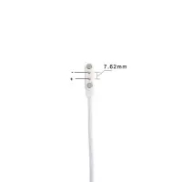 Charger Ancus Wear 2 pin - 7.62mm for Smartwatch and Smartband White