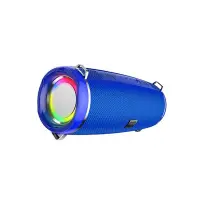 Wireless Speaker Hoco HC2 Xpress TWS Blue V5.0 2X5W, 2400mAh, IPX5, Microphone, FM, USB & AUX Port, Micro SD and LED Light