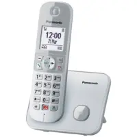 Dect/Gap Panasonic KX-TG6851 EU with Large White Screen and Speaker Phone Silver
