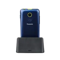 Panasonic KX-TU155EXCN 2.4" with SOS button, Bluetooth, Big Letters and Desktop Charger Blue