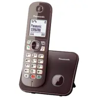 Dect/Gap Panasonic KX-TG6851GRA  with Large White and Speaker Phone Brown