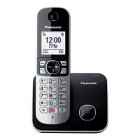 Dect/Gap Panasonic KX-TG6851GRB  with Large White and Speaker Phone Black