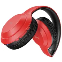 Wireless Stereo Headphone Hoco W30 Fun Μove Red with Microphone, Micro SD, AUX port and Control Buttons