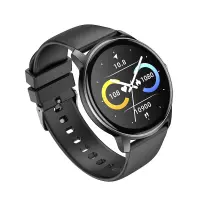 Smartwatch Hoco Y4 IP68 IPS Screen 1.28" 2.5D Glass 220mAh V4.0 Silicon Band  Μαύρο