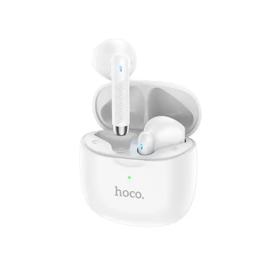 Wireless Hands Free Hoco ES56 Scout TWS V.5.1 Supports Leader-Follower Switch and Siri / Google Assistant Compatible White