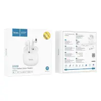 Wireless Hands Free Hoco ES56 Scout TWS V.5.1 Supports Leader-Follower Switch and Siri / Google Assistant Compatible White