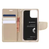 Book Case Goospery Bravo Diary for Apple iPhone 13 Mini Gold