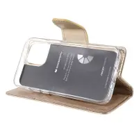 Book Case Goospery Bravo Diary for Apple iPhone 13 Mini Gold