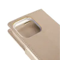 Book Case Goospery Bravo Diary for Apple iPhone 13 Pro Gold