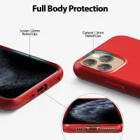 Case Jelly Goospery Hole Series for Apple iPhone 11 Pro Red