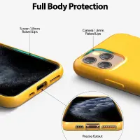 Case Jelly Goospery Hole Series for Apple iPhone 11 Pro Yellow