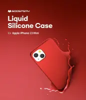 Case Goospery Silicone for Apple iPhone 13 Μini Red