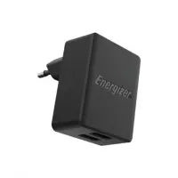 Travel Charger Energizer Universal with Dual Port USB-A 12W 2.4A Black