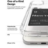 Case TPU Ringke Fusion Design for Apple iPhone 12 / 12 Pro New York