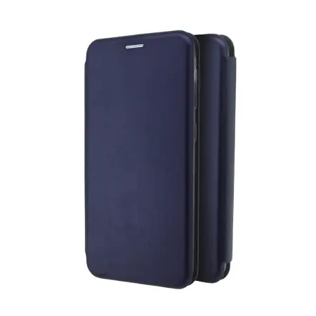 Book Case Ancus Magnetic Curve for Xiaomi Poco F3 TPU Dark Blue