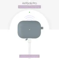 Silicone Case Goospery for Airpods Pro Dark Grey with Hook